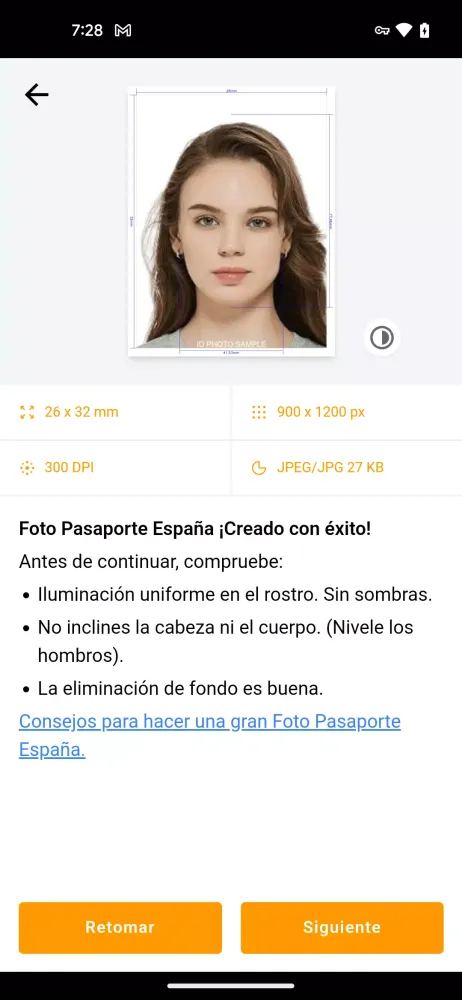Zrzuty ekranu Foto DNI y Pasaporte