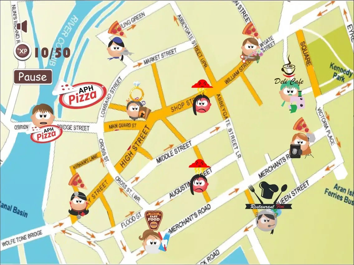 Business Game in Galway City iPad  スクリーンショット
