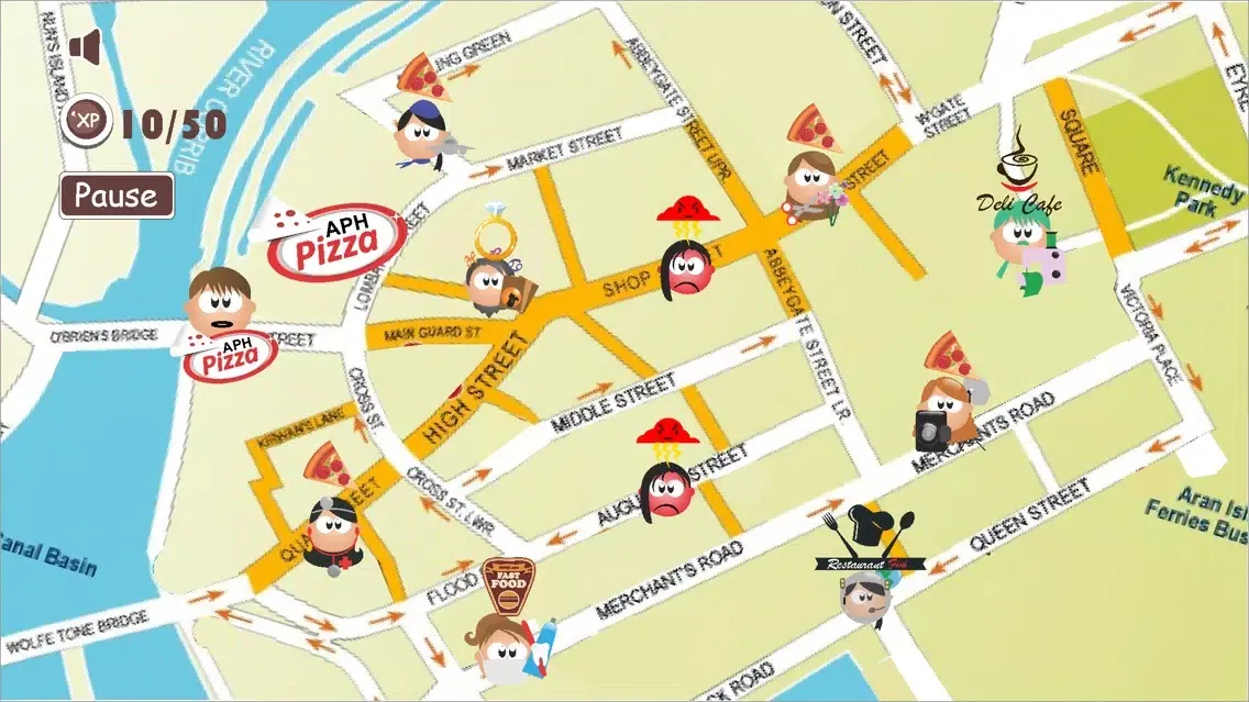 Business Game in Galway City スクリーンショット