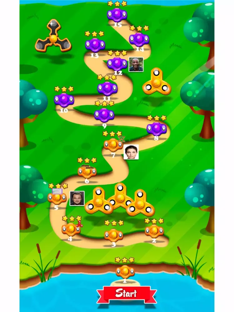 Скриншоты Jelly Spinners iPad 