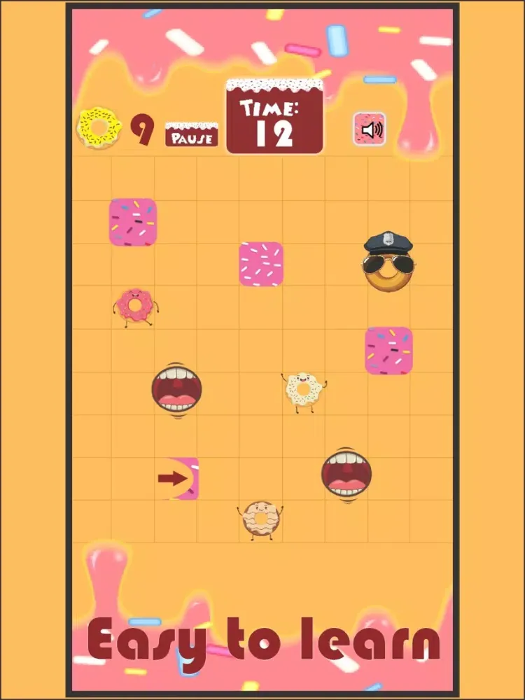 Tangkapan skrin Police Donuts Restaurant - Puzzle iPad 