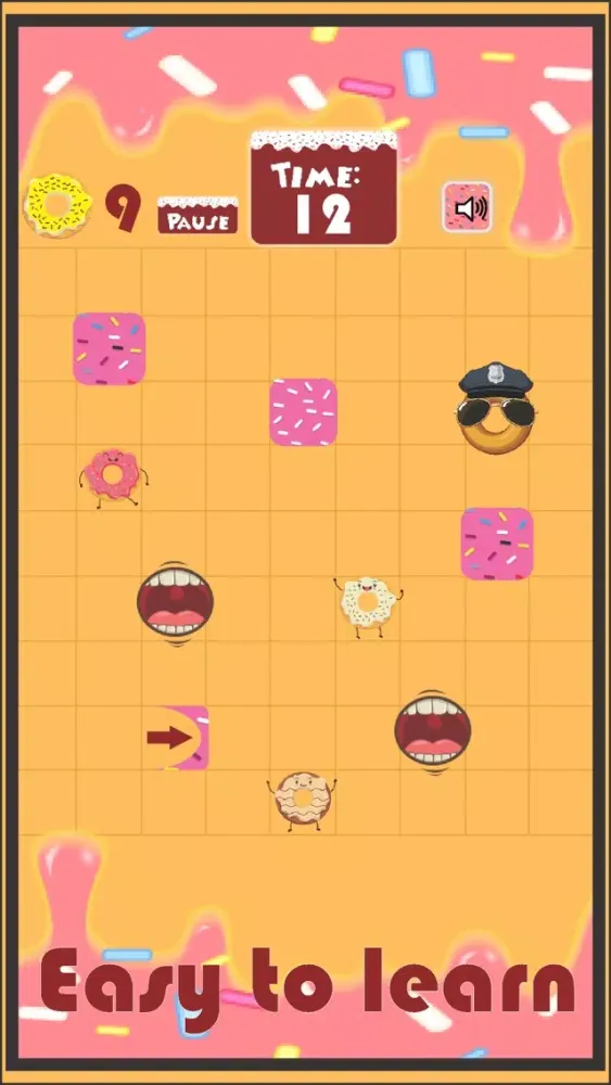 Tangkapan skrin Police Donuts Restaurant - Puzzle