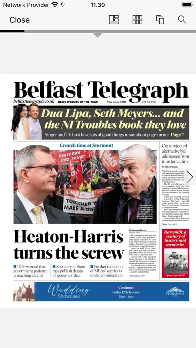 Belfast Telegraph Newsstand Screenshots