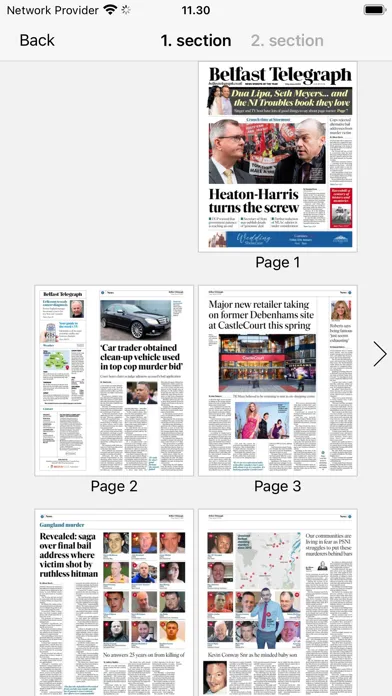 Belfast Telegraph Newsstand Screenshots