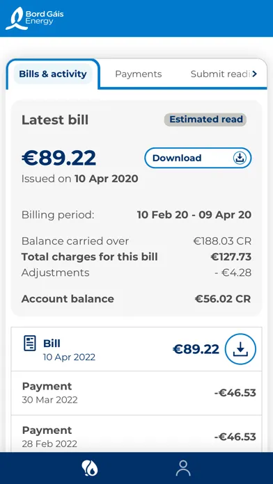 My Bord Gáis Energy スクリーンショット