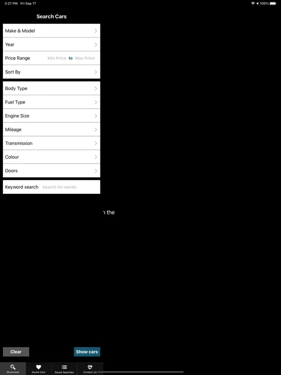 Apex Motors iPad  Screenshots