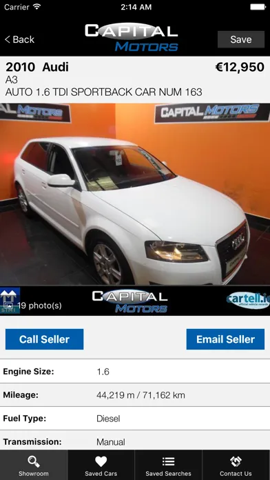Capturas de tela do Capital Motors