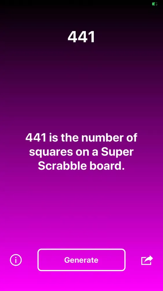 Number Fact Generator應用截圖