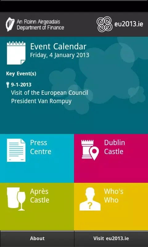 Ireland EU Presidency 2013 Screenshots