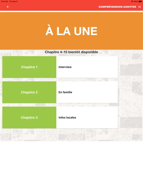 À La Une iPad  سکرین شاٹس