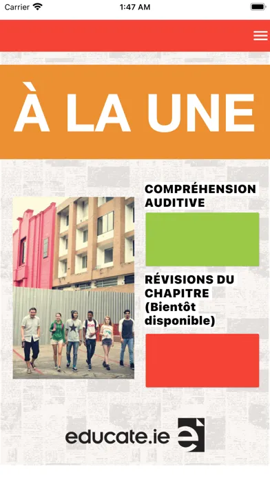 À La Une سکرین شاٹس