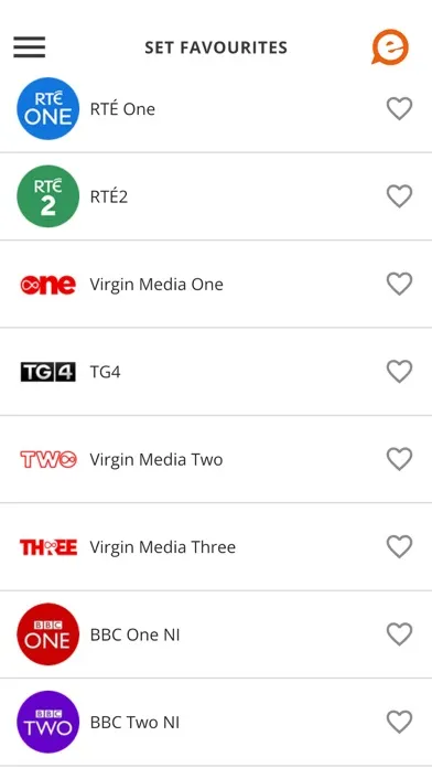 Capturas de tela do TV Listings Guide Ireland