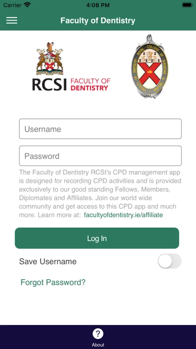 Faculty of Dentistry RCSI CPD স্ক্রিনশট
