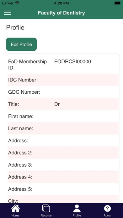 Faculty of Dentistry RCSI CPD স্ক্রিনশট