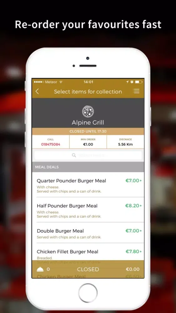 Captures d'écran de Alpine Grill Restaurant App