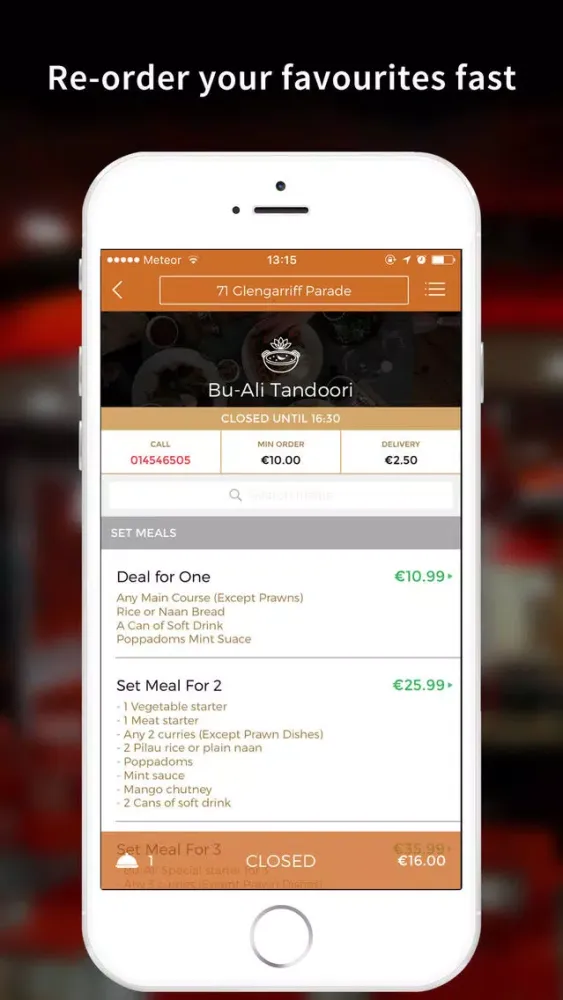 Bu-Ali Tandoori App應用截圖