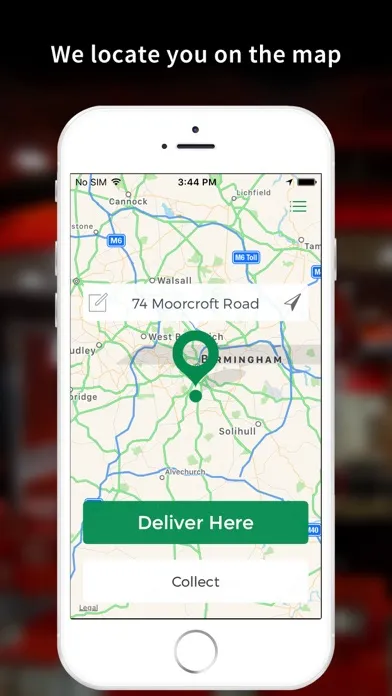 Capturas de tela do Caspian Pizza App