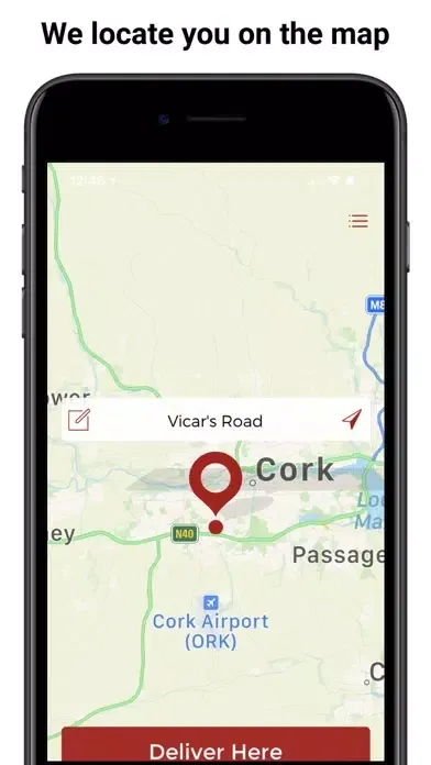 Screenshot di Burgerhut Cork App