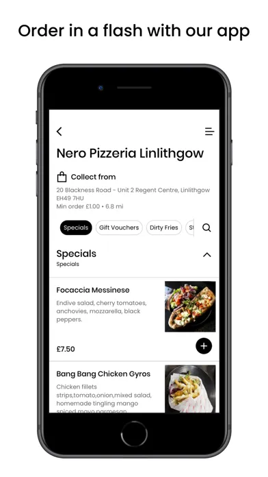 Zrzuty ekranu Nero Pizzeria Linlithgow