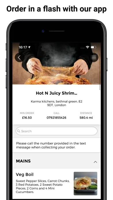 Ảnh chụp màn hình của Hot n Juicy Shrimp