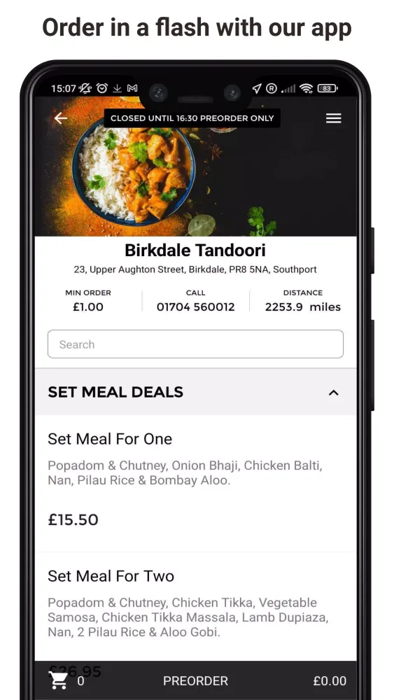 Birkdale Tandoori Screenshots