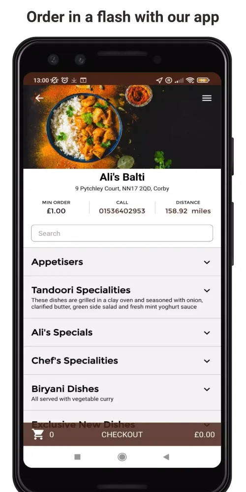 Ali's Balti應用截圖