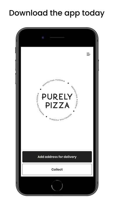 Tangkapan skrin Purely Pizza