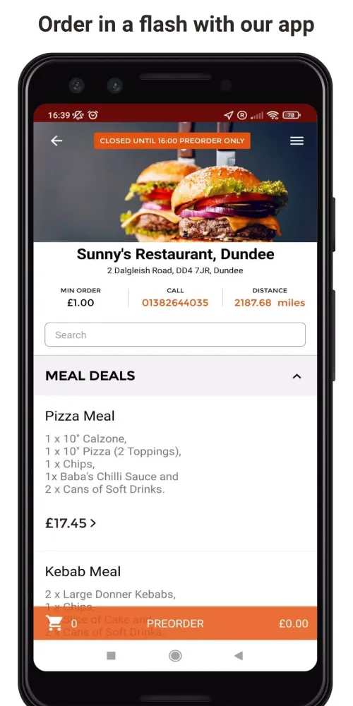 Sunny's Restaurant, Dundee Screenshots