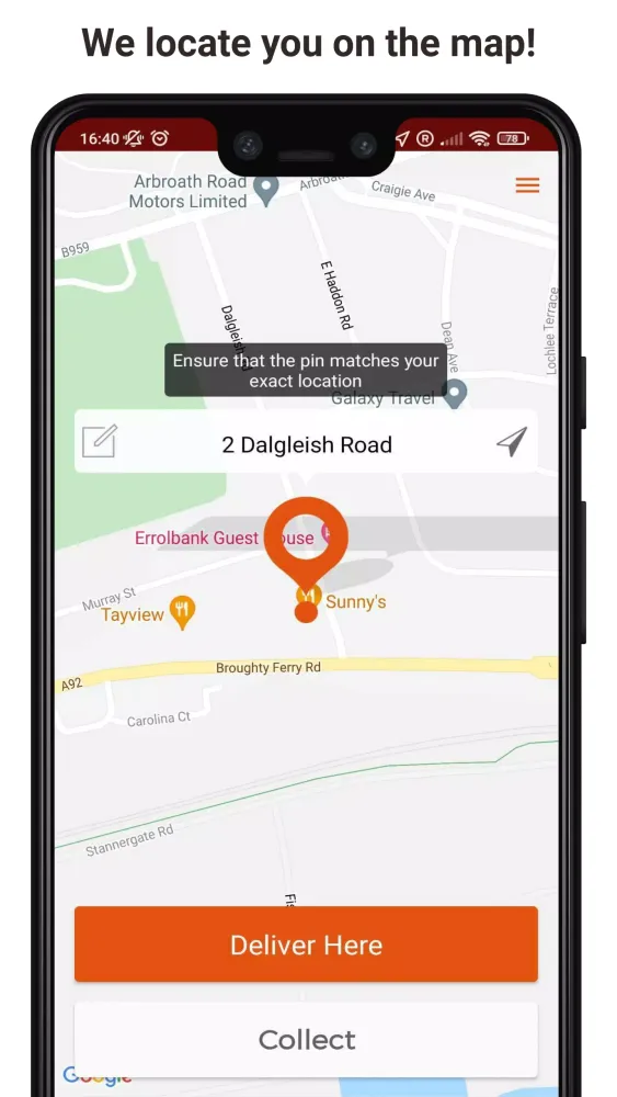 Sunny's Restaurant, Dundee Screenshots