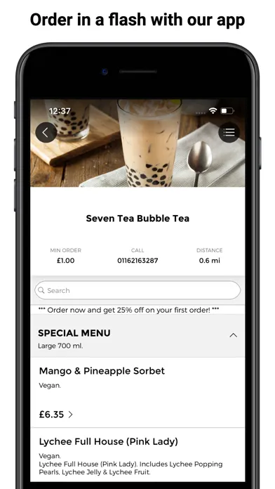Captures d'écran de Seven Tea Bubble Tea