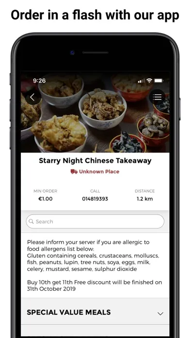 Captures d'écran de Starry Night Chinese Takeaway