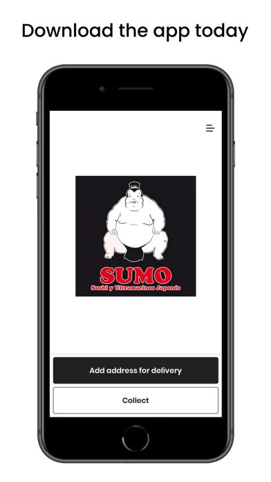 Tangkapan skrin Sumo Sushi App