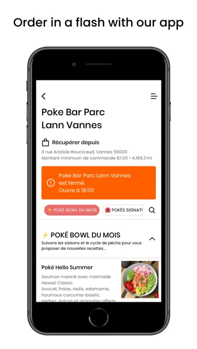 Poké Bar France 스크린샷