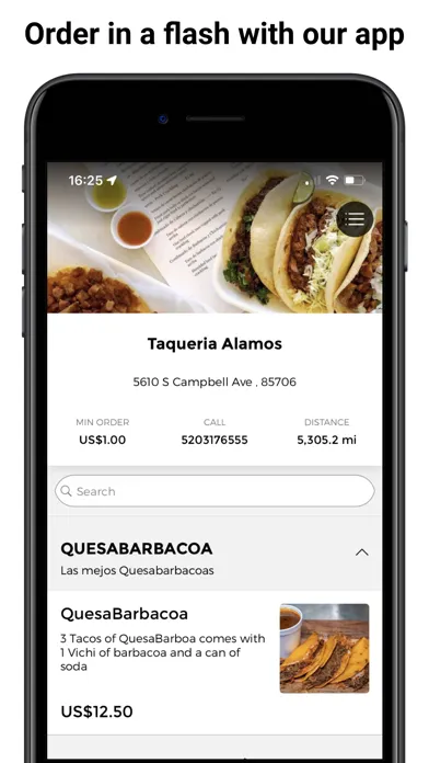 Tangkapan skrin Taquería Álamos
