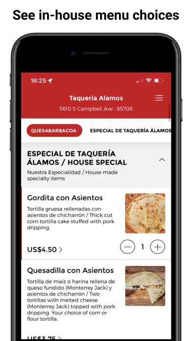 Tangkapan skrin Taquería Álamos