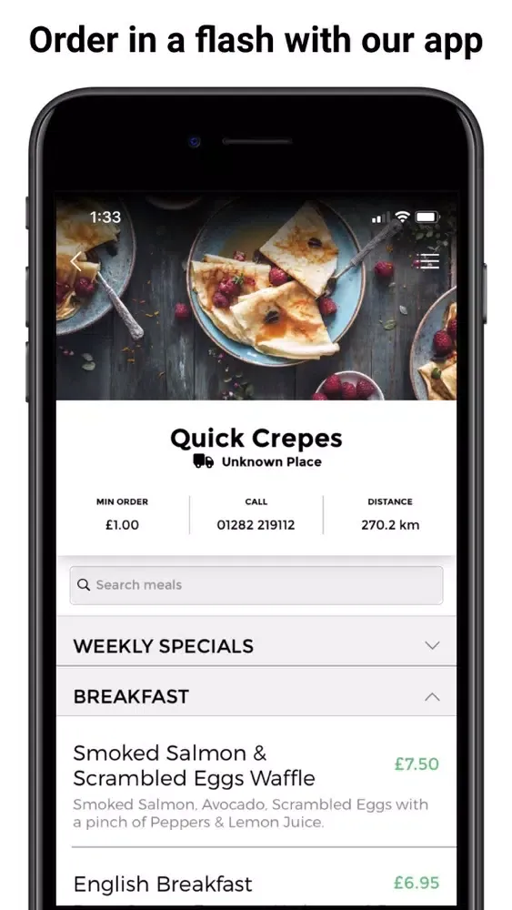 Capturas de pantalla de Quick Crepes