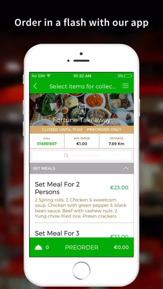 Tangkapan layar Fortune Takeaway