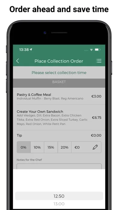 Zrzuty ekranu Londis Snack Track App