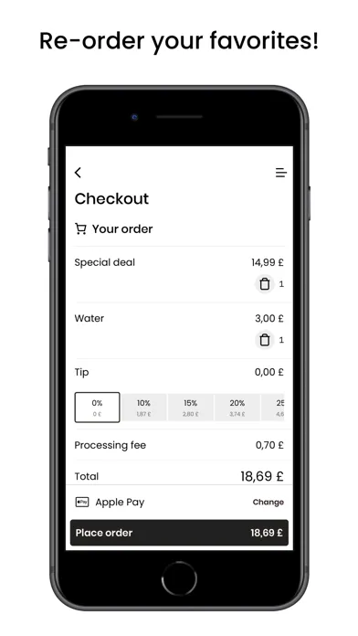 Скриншоты Quattro Wood Fired Pizza App