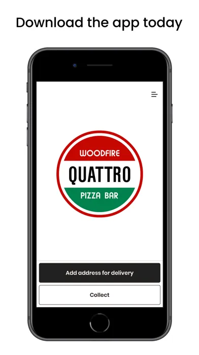 Скриншоты Quattro Wood Fired Pizza App