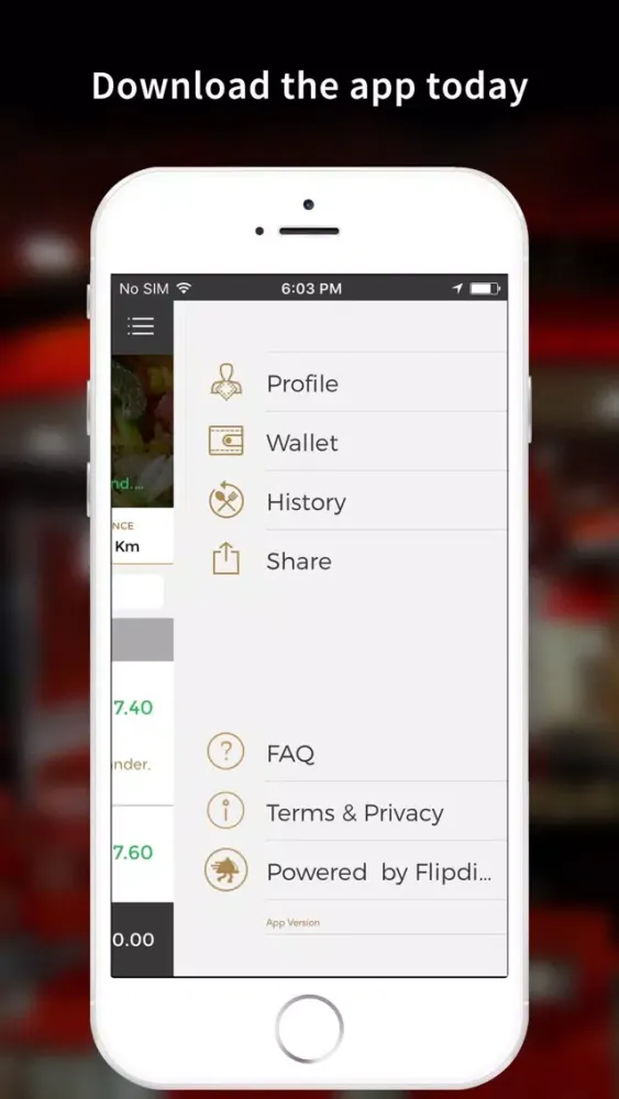 Screenshot di Sabrosa Burrito Bar App