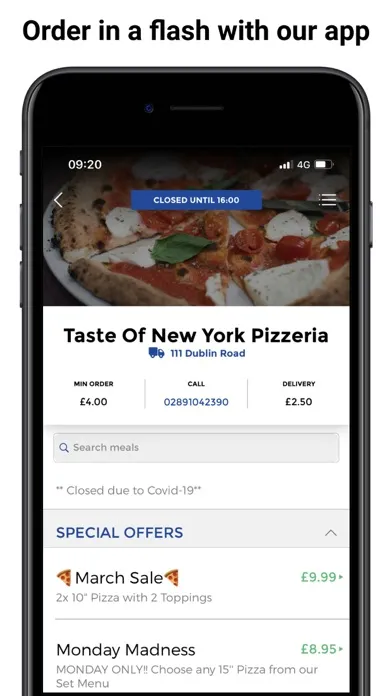 Capturas de tela do Taste Of New York Pizzeria