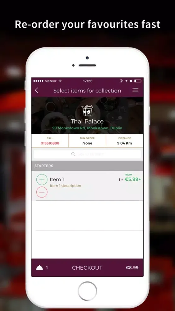 Thai Palace Inn App Screenshots