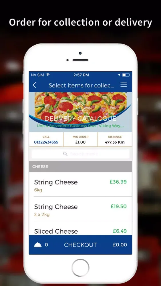 Capturas de tela do UK Fine Food