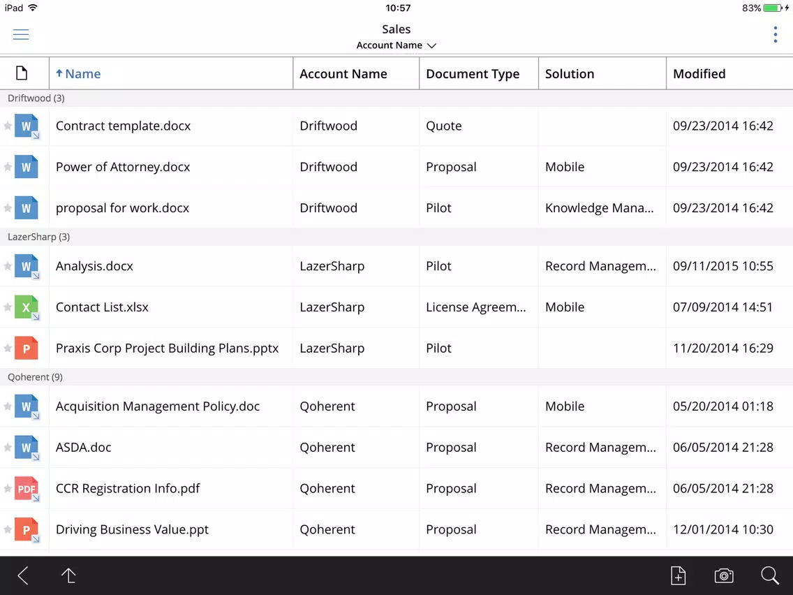 harmon.ie for BlackBerry iPad  Screenshots