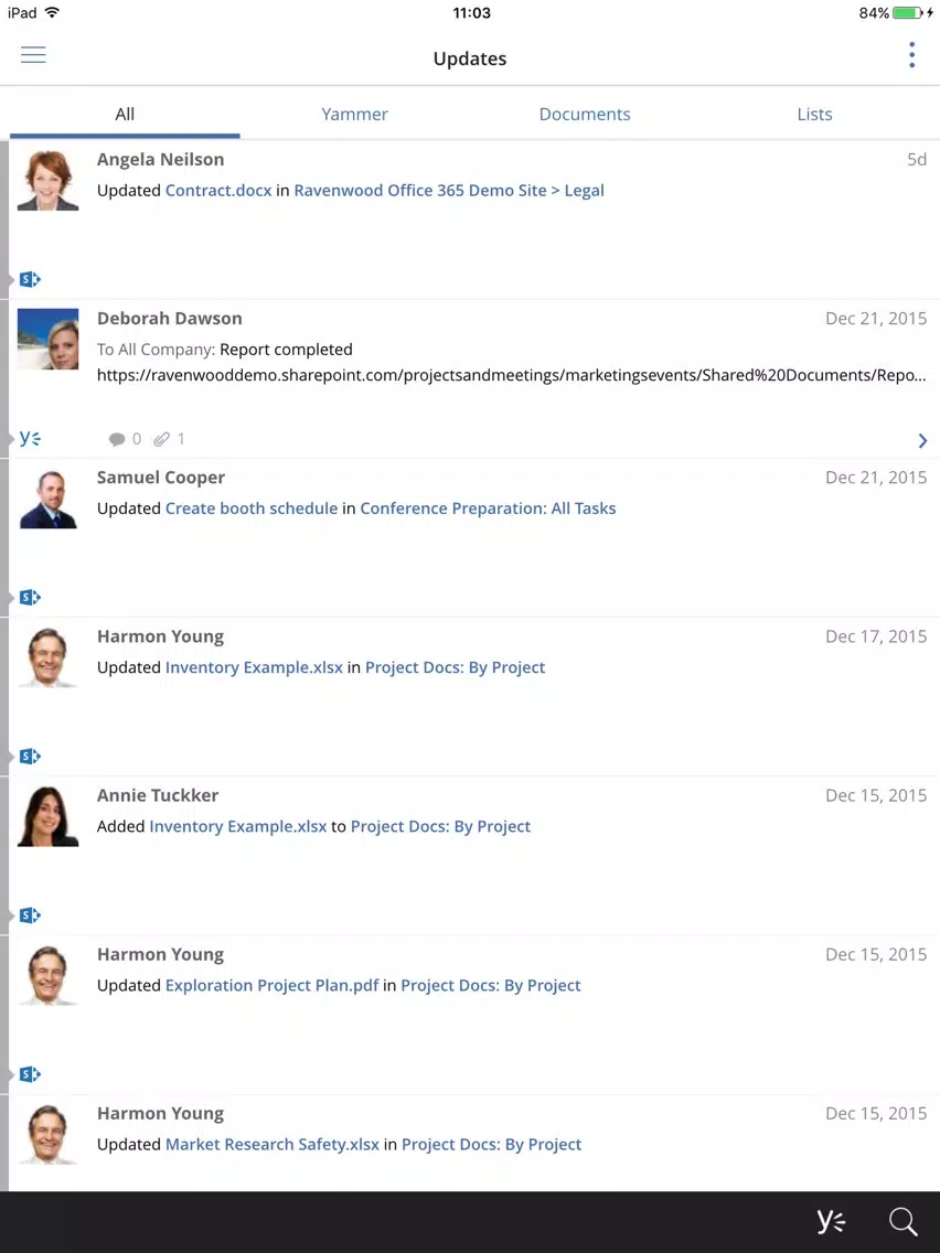 harmon.ie for BlackBerry iPad  Screenshots
