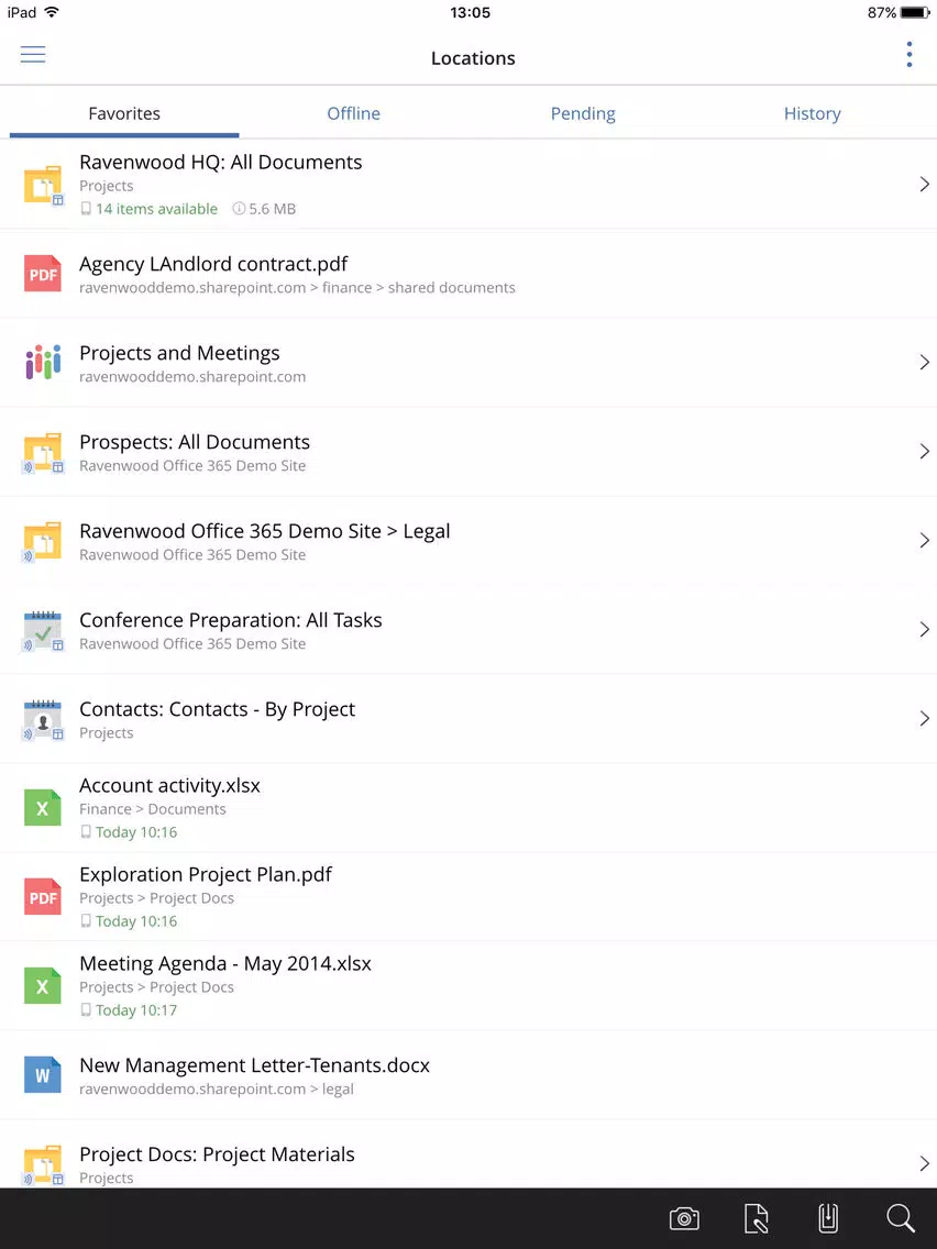 harmon.ie for BlackBerry iPad  Screenshots