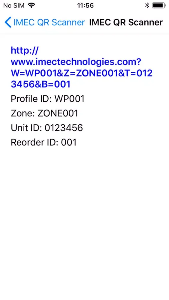 IMEC QR Scanner应用截图