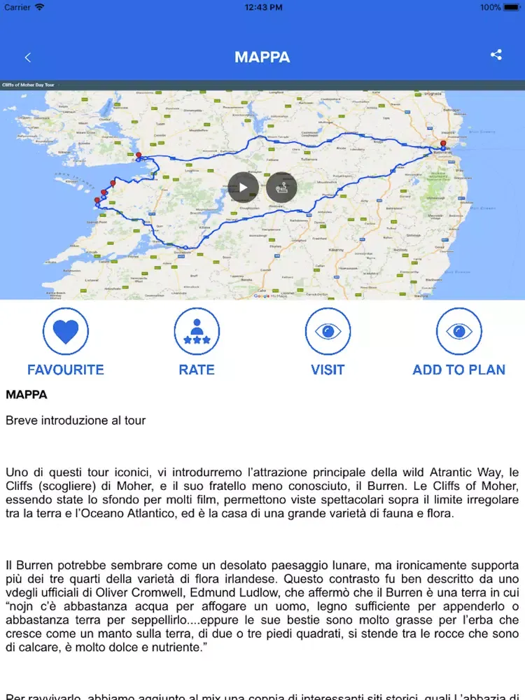 Скриншоты Irish Day Tours – Italian iPad 