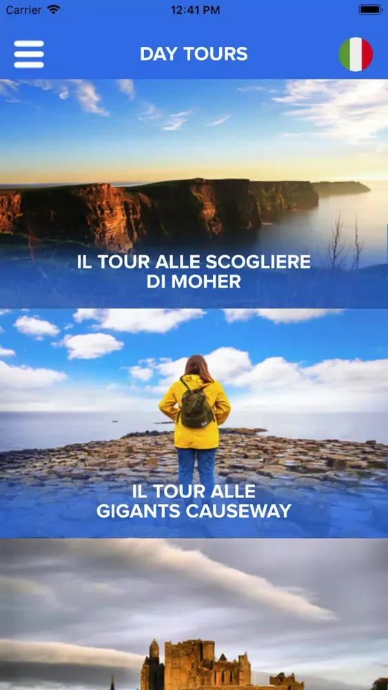Скриншоты Irish Day Tours – Italian